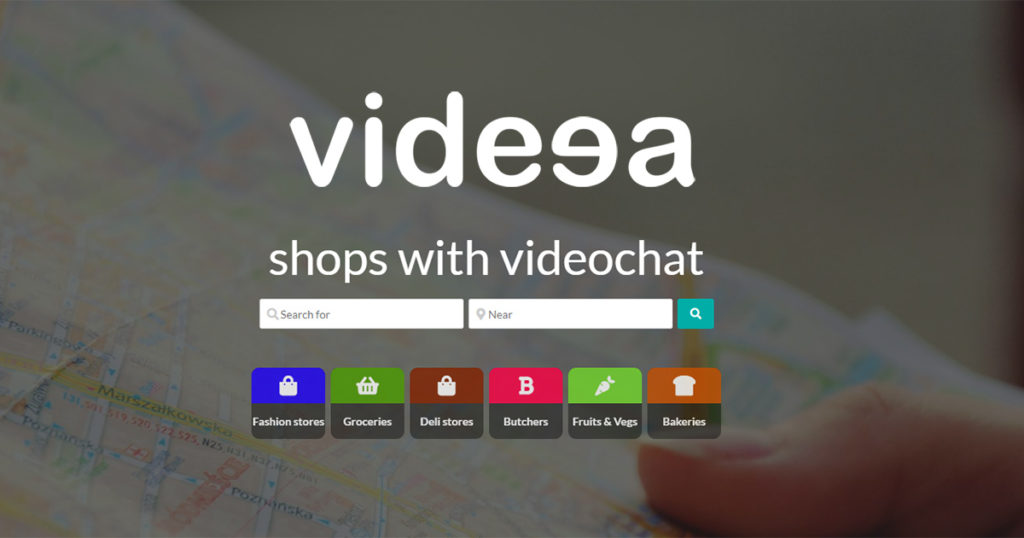 videea - shops with videochat - fight corona virus with videoshopping